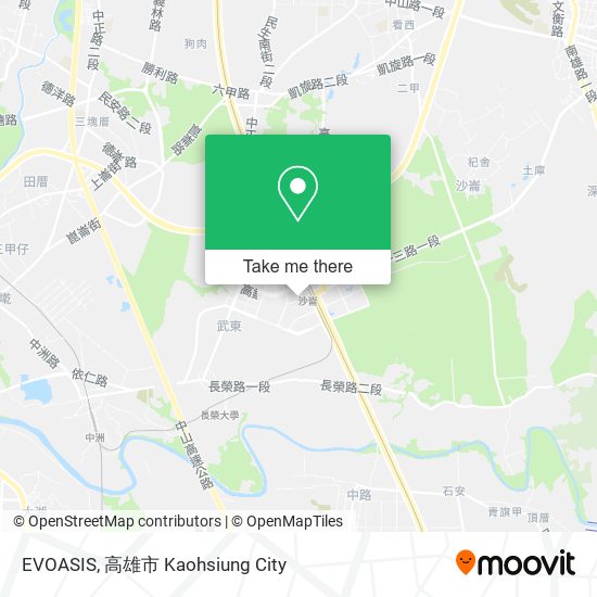 EVOASIS map