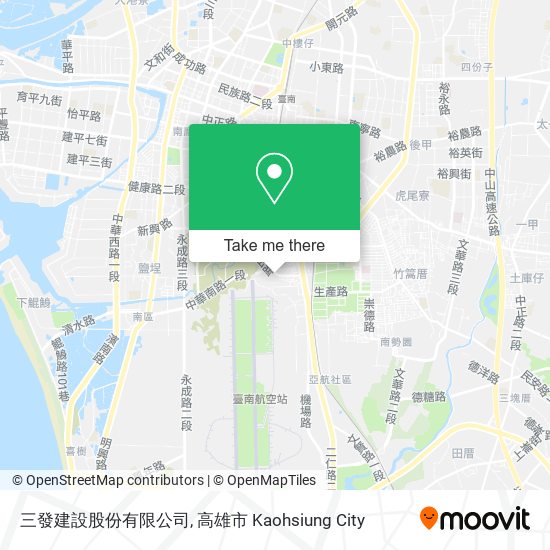 三發建設股份有限公司地圖