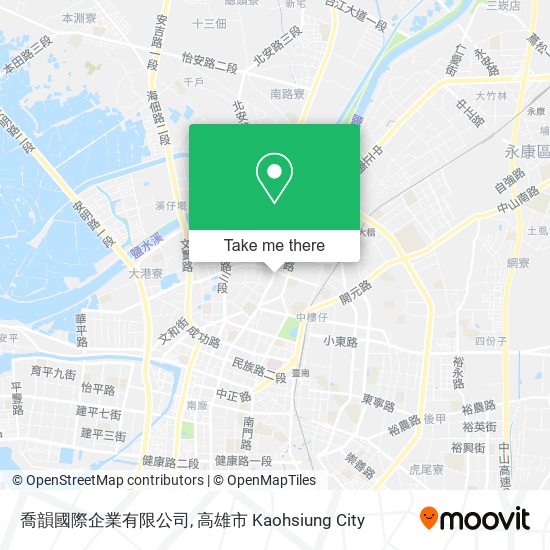 喬韻國際企業有限公司 map