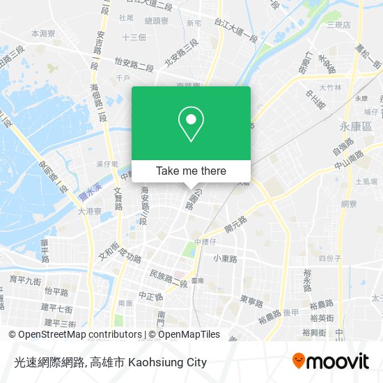 光速網際網路 map