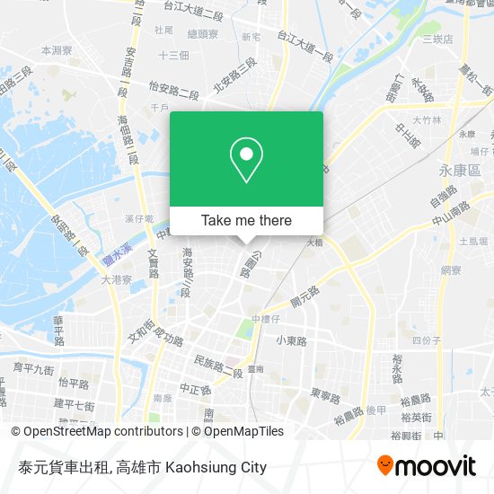 泰元貨車出租 map