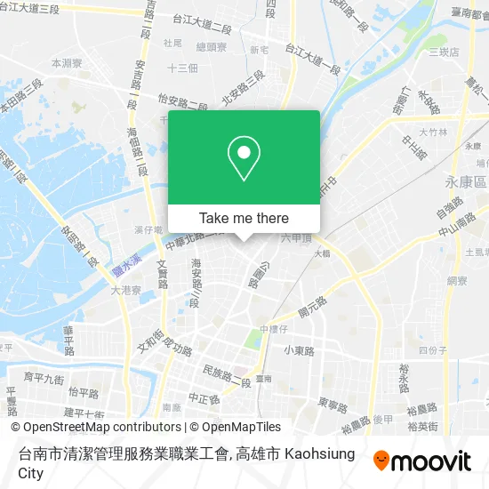 台南市清潔管理服務業職業工會 map