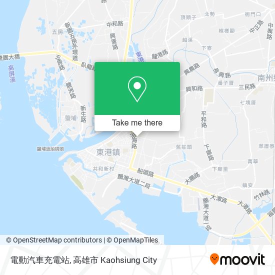 電動汽車充電站 map