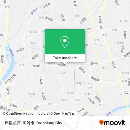 界揚超商 map