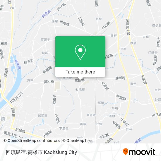 回琉民宿 map