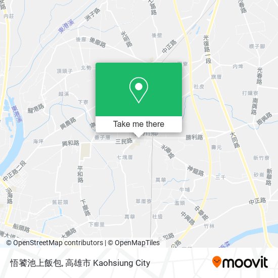 悟饕池上飯包 map