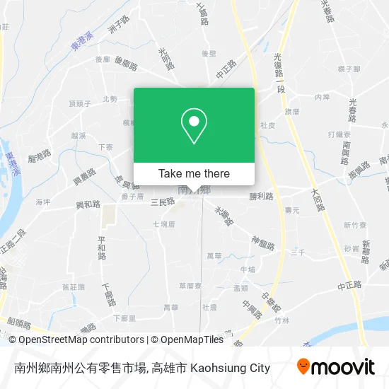 南州鄉南州公有零售市場地圖