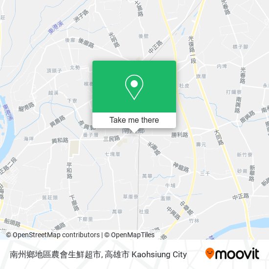 南州鄉地區農會生鮮超市 map