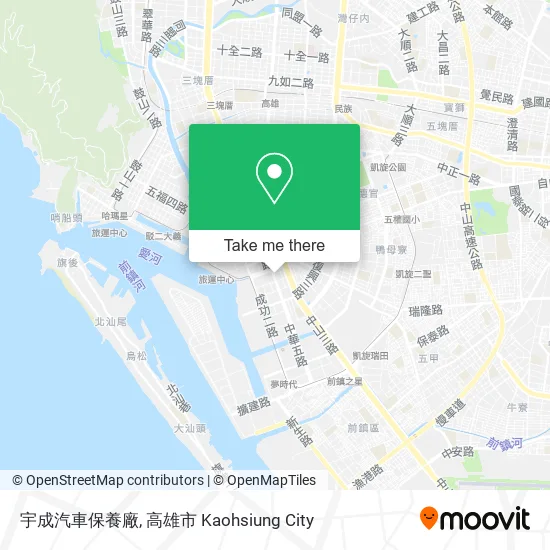 宇成汽車保養廠 map