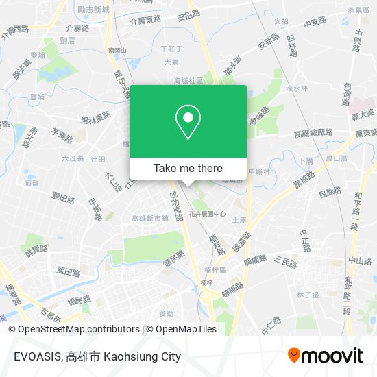 EVOASIS map
