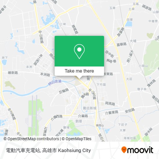 電動汽車充電站 map