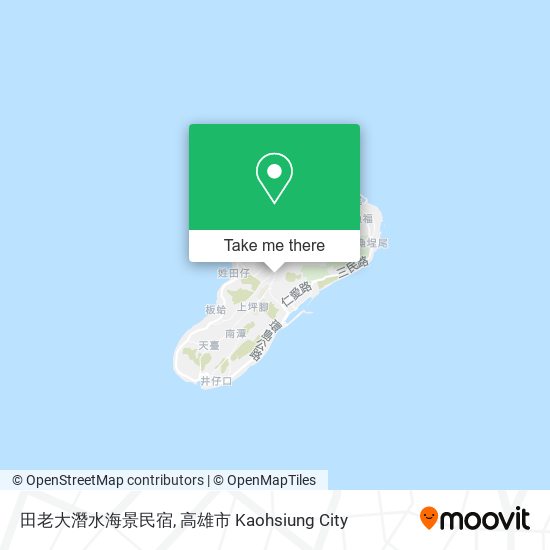 田老大潛水海景民宿地圖
