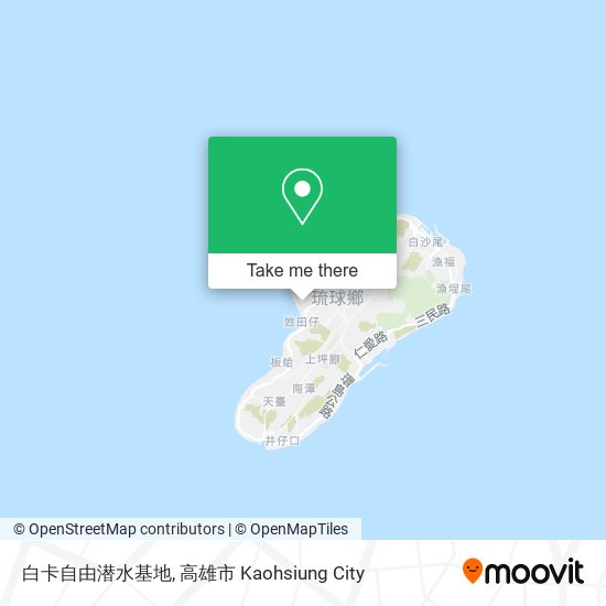 白卡自由潜水基地 map