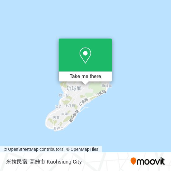 米拉民宿 map