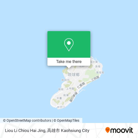 Liou Li Chiou Hai Jing map