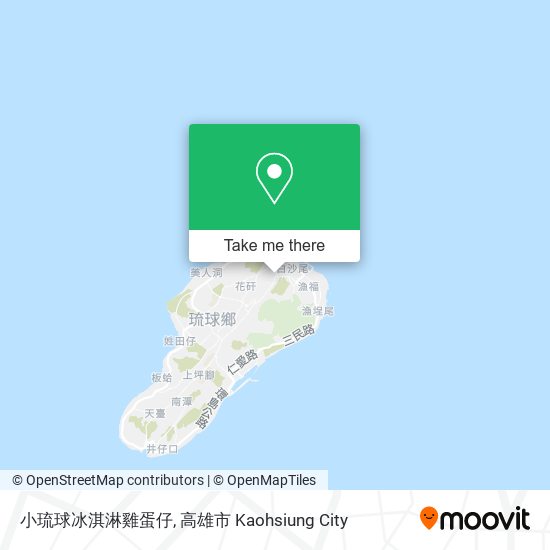 小琉球冰淇淋雞蛋仔 map