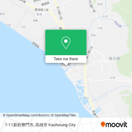 7-11新枋寮門市地圖