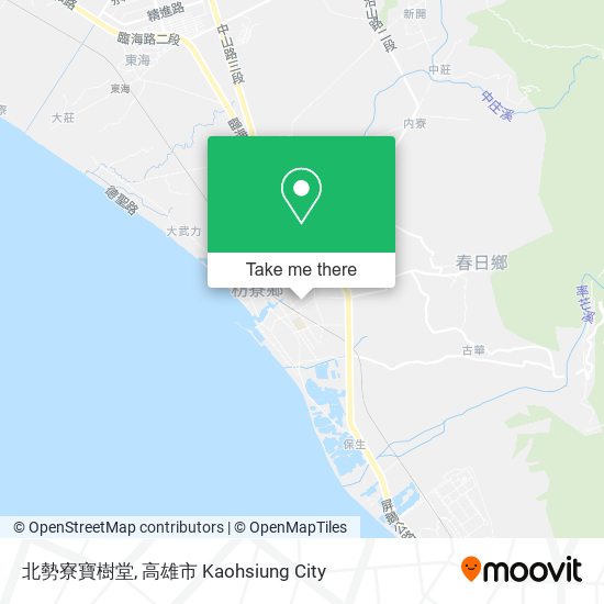 北勢寮寶樹堂地圖