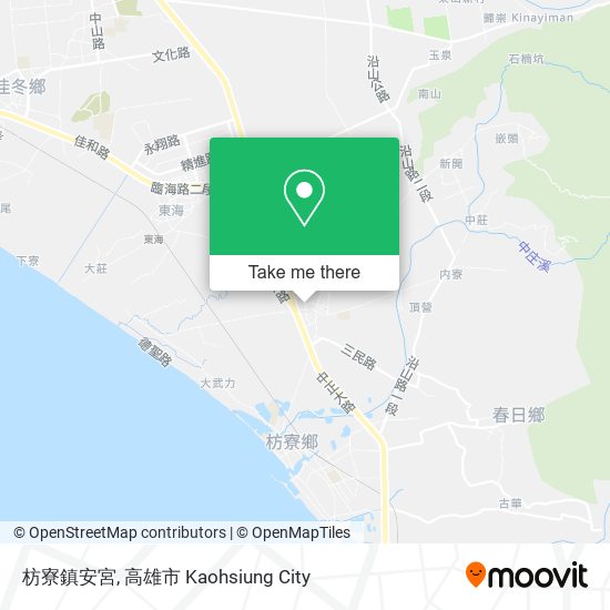 枋寮鎮安宮 map