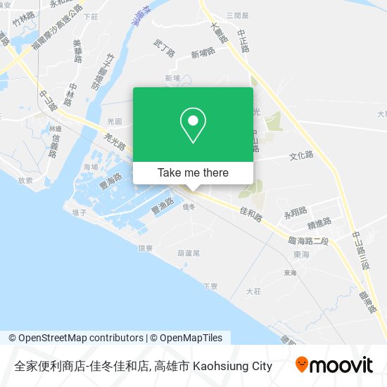 全家便利商店-佳冬佳和店 map