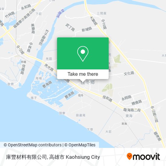庫豐材料有限公司 map