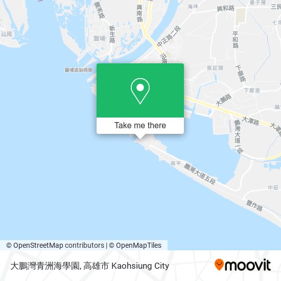 大鵬灣青洲海學園地圖