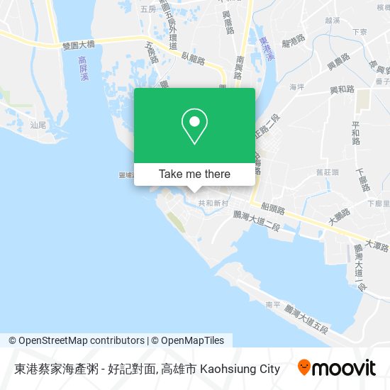 東港蔡家海產粥 - 好記對面 map