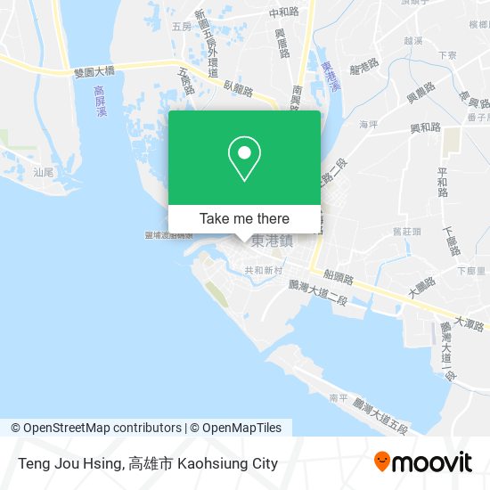 Teng Jou Hsing map