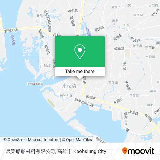晟榮船舶材料有限公司地圖