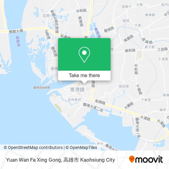 Yuan Wan Fa Xing Gong map