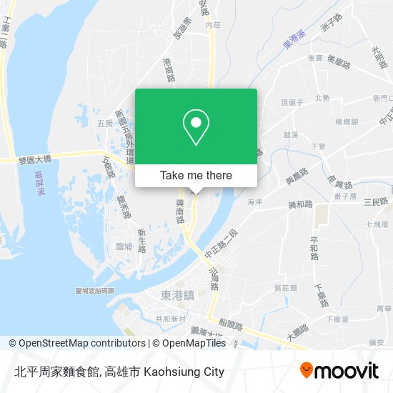北平周家麵食館地圖
