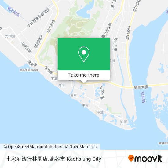 七彩油漆行林園店 map