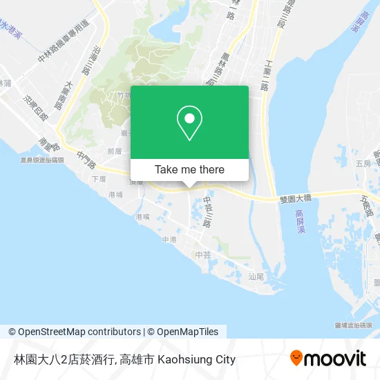 林園大八2店菸酒行地圖