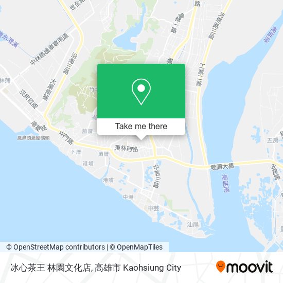 冰心茶王 林園文化店 map