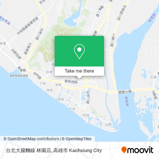 台北大腸麵線 林園店 map