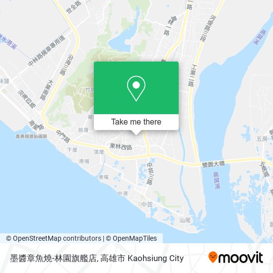 墨醬章魚燒-林園旗艦店地圖