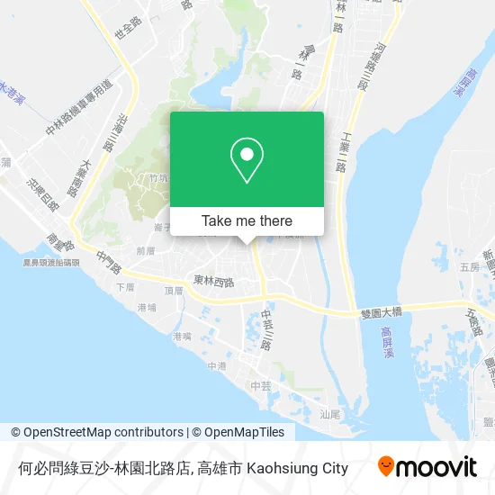 何必問綠豆沙-林園北路店地圖