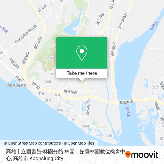高雄市立圖書館-林園分館.林園二館暨林園數位機會中心地圖