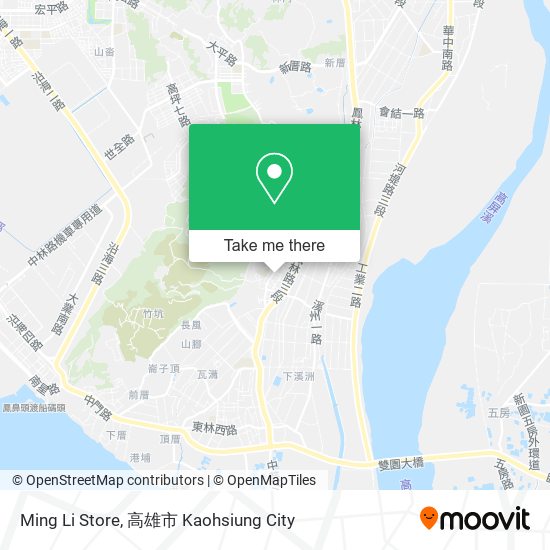 Ming Li Store map