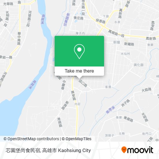 芯園堡尚食民宿 map