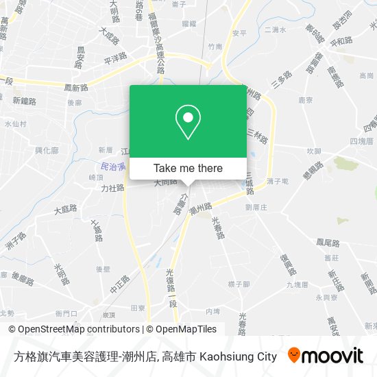 方格旗汽車美容護理-潮州店 map