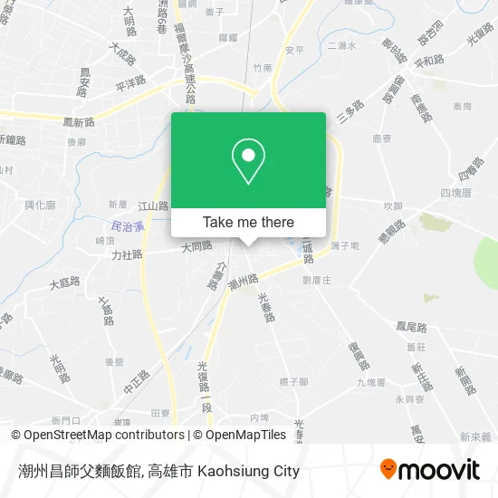 潮州昌師父麵飯館 map