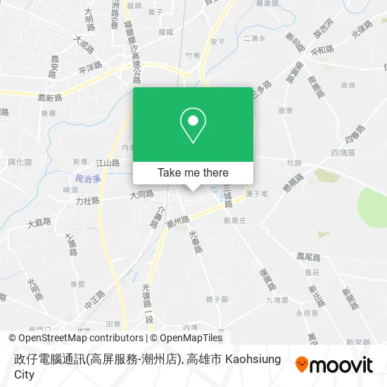 政仔電腦通訊(高屏服務-潮州店) map