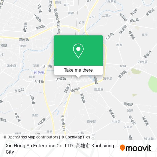 Xin Hong Yu Enterprise Co. LTD. map