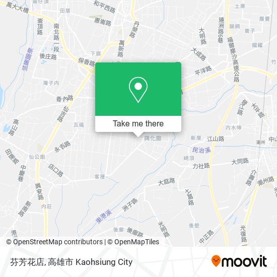 芬芳花店地圖