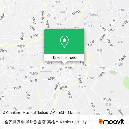 全興電動車 潮州旗艦店 map