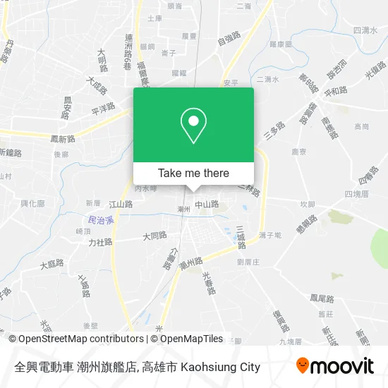 全興電動車 潮州旗艦店 map