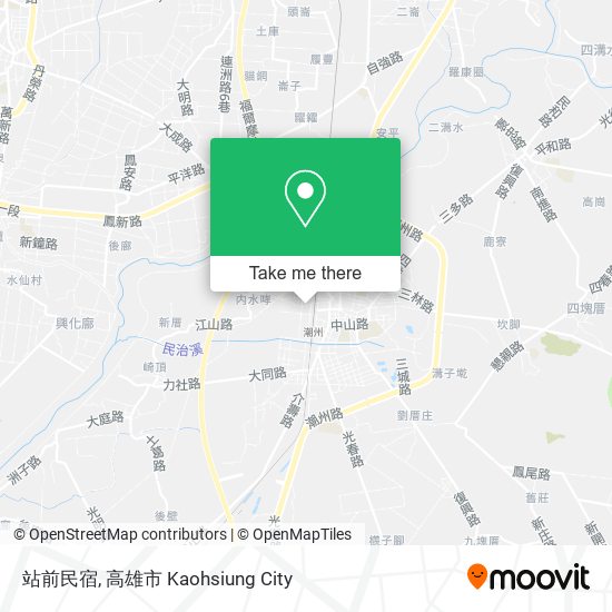 站前民宿 map