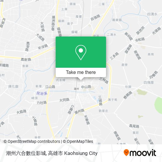 潮州六合數位影城 map