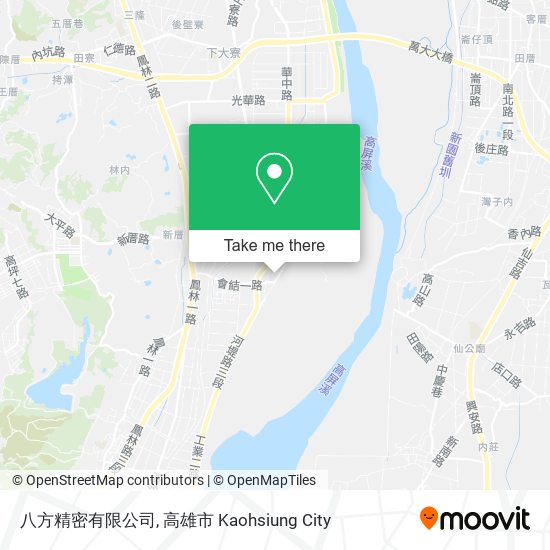 八方精密有限公司地圖